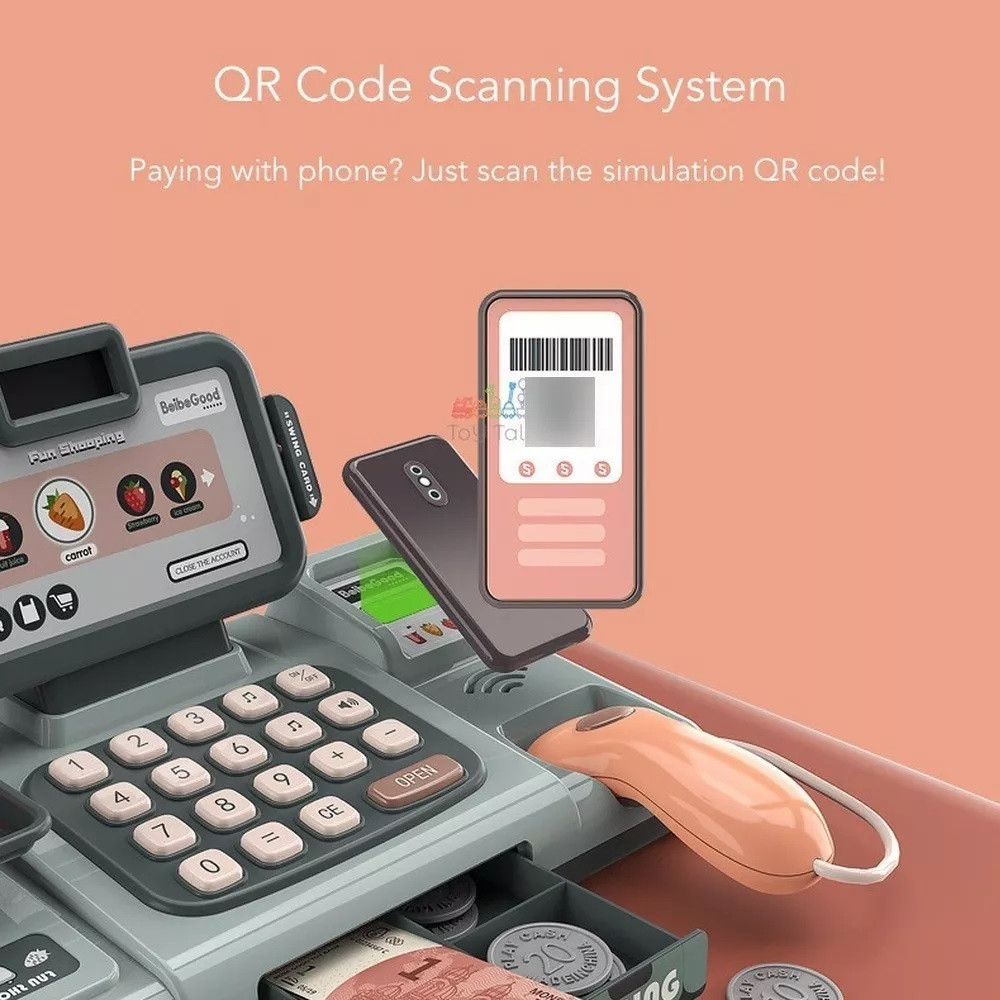 Caja Registradora Juguete Niños Negra - Imagen 6