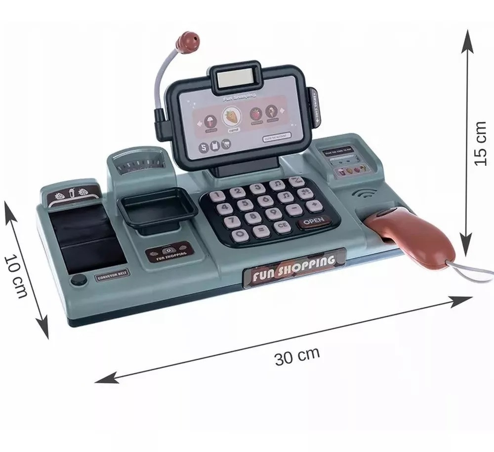 Caja Registradora Juguete Niños Negra - Imagen 4